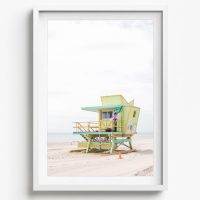 MIAMI COASTAL WALL ART - MCA29 - CANVAS, METAL and PRINTS COLLECTION (vertical)