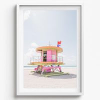 MIAMI COASTAL WALL ART - MCA3 - CANVAS, METAL and PRINTS COLLECTION (vertical)