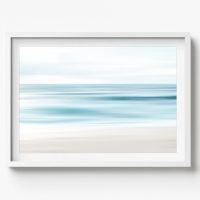 ABSTRACT COASTAL WALL ART - CA79 - CANVAS, METAL and PRINTS COLLECTION (horizontal)