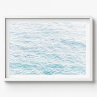 Deep Ocean view - 8, Coastal Horizontal Print, beach house decor, soft and serene style