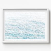 Deep Ocean view - 4, Coastal Horizontal Print, beach house decor, soft and serene style