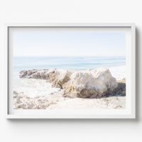 Leo Carrillo State Beach in Malibu, Horizontal Print, beach house decor, soft and serene style
