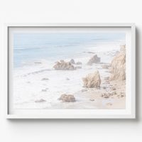 El Matador Beach in Malibu, Horizontal Print, beach house decor, soft and serene style