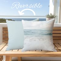 Premium Reversible Cotton Coastal Pillow Cover-18
