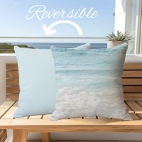Premium Reversible Cotton Coastal Pillow Cover-19