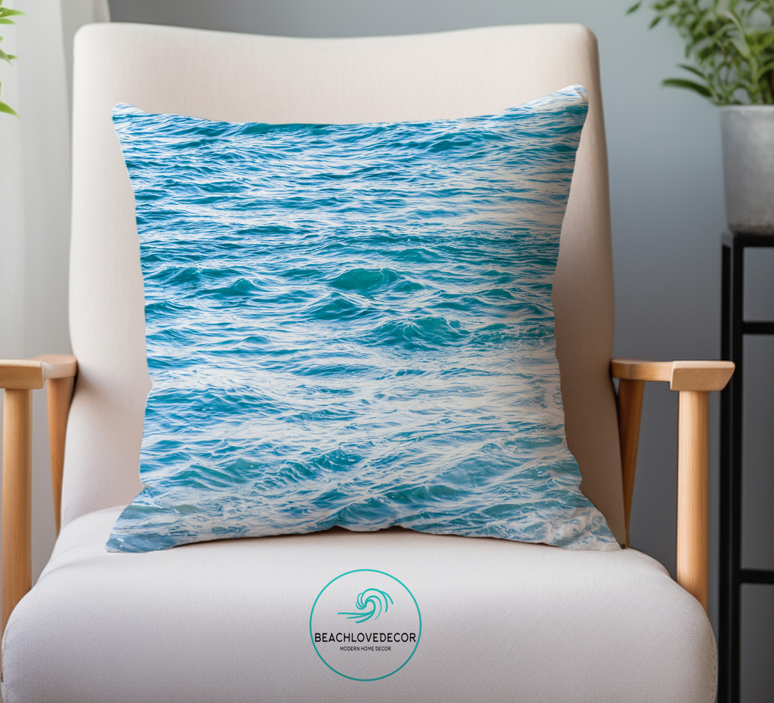 Premium Reversible Cotton Coastal Pillow Cover-5 - Image 3