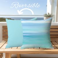 Premium Reversible Cotton Coastal Pillow Cover-6
