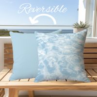 Premium Reversible Cotton Coastal Pillow Cover-7