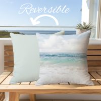 Premium Reversible Cotton Coastal Pillow Cover -2