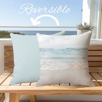 Premium Reversible Cotton Coastal Pillow Cover-15