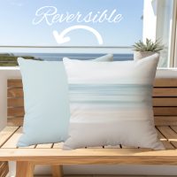 Premium Reversible Cotton Abstract Coastal Pillow Cover-16